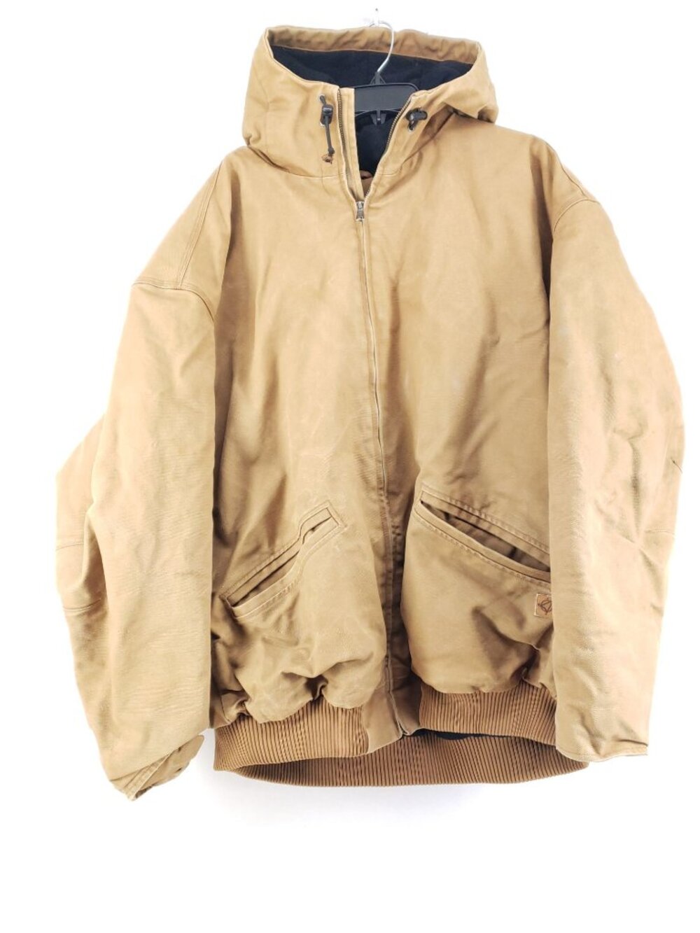 Northeast Outfitters Mens Size XXXL Hooded Insulated Heavy Work Jacket Tan